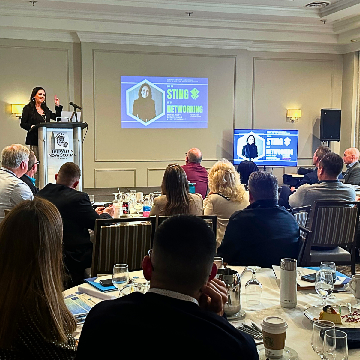 Menna Riley Speaker Take the Sting out of Networking